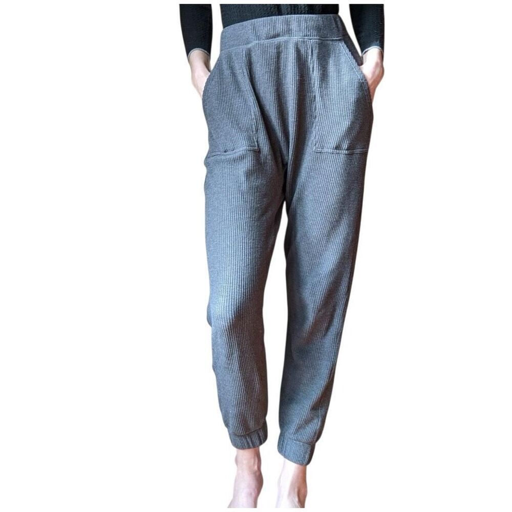 LUNYA Women’s Restore Thermal Draped Jogger Mercurial Grey Heather Sz L New